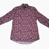 Стильная фирменная мужская рубашка, хлопок