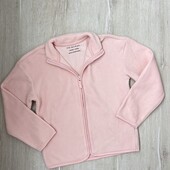 Primark.Тепла флісова кофта на замочку для дівчинки 128(7-9 р.)