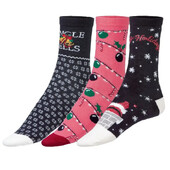 3 пари. Жіночі новорічні шкарпетки Esmara. 35-38р