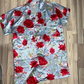 Новый шёлковый халат размер один