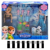 Лялька "Frozen" з мультфильма "Крижане серце" в коробке