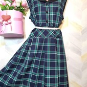 Платье миди новое юбка в складку р 20-22 хххл