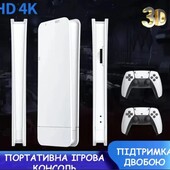 Ігрова міні-консоль hdmi m15 game stick 4k 64gb 20000 безкоштовних ігор + два бездротові контролери