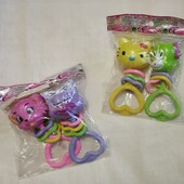 Набор погремушек 2 шт в кульке