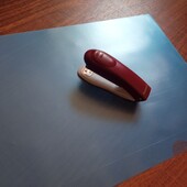 Набір: папка - файл + степлер Buromax пластиковый, 12 листов, скобы №10 Черный