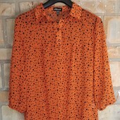 Блуза в горох, віскоза 35%, ПОГ 59 см, в ідеалі