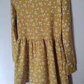 Сукня з квітковим прінтом з утепленням