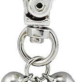 остаток 1 шт Подвеска-тройной колокольчик на карабине, брелок