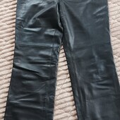 Брюки-палаццо з натуральної шкіри Teddy's