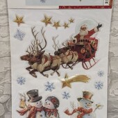 Різдв'яні 3D наліпки 41*29см Livarno Німеччина