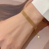 Браслет Stainless steel нержавіюча сталь позолота