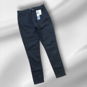 Чорні стрейчеві джинси скіні 50-52р. Джинси з високою посадкою,добре тягнуться.