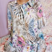 Чудова Натуральна Блуза Сорочка. Нова. обг 128