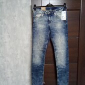 Розпродаж!!! Брендовые новые коттоновые мужские джинсы р.28-30. Нюанс!