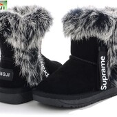 Шикарні стильні уггі натуральний замш 26-31 розмір якість бомба