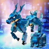 Конструктор Qman "Магический куб трансформер 152 детали. Олень" Magic Cube of mechanical beasts