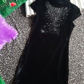 Новое платье велюр хорошего качества