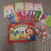 Розвиваючі навчалочки пиши-стирай і математичні картки