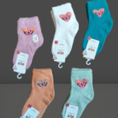 Шкарпетки теплі норкова вовна 4 парі асорті кольорів