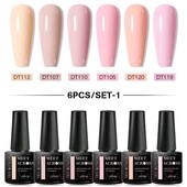 6 штук Гель-лаків.