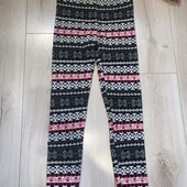 Теплі вʼязані легінси на зріст 146-152см.