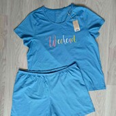 Esmara брендовая хлопковая пижамка размер евро 44/46