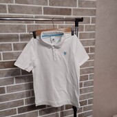 Футболка -поло, білосніжна