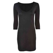 Esmara брендовый трикотажный реглан/ туничка цвет черный размер евро 44/ 46