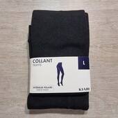 Kiabi! Жіночі термоколготки, жіночі колготи! Л розмір, чорні! 8 євро! Лот 3