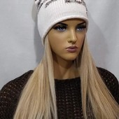 Красиві теплі шапочки р 56 60 1 колір! Якість Преміум класу!