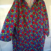 Байковий халат великого розміру 56-58