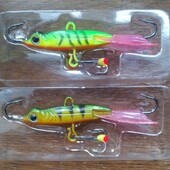 Балансир зимовий, набір з 2 штук по 9 грамів, на окуня, щуку, судака та ін хижака