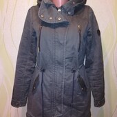 Тепла на хутрі, подовжена куртка - парка