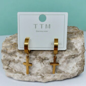 Сережки Stainless Steel нержавіюча сталь