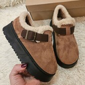 Стильні зручні автоледі,уггі з екозамші на хутрі)