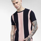 Стильна вʼязана футболка від River Island, розмір М. Нова. 50% бавовна. Фото 1 приклад.