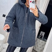 Зимняя куртка оверсайз зима Тедди оверсайз пальто