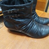 Кожані полусапожки