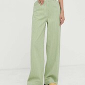 Remain бавовняні брендові брюки у смужку