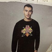 Чоловічий світшот на флісі L 52/54