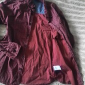 Стильная рубашка на 10-11лет, сток,хб❤️