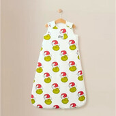 Дитячий новорічний спальник/ спальний мішок george, білий 6-18м