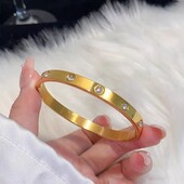 Жорсткий браслет stainless steel нержавіюча сталь 1