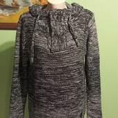 Светр чоловичи с капюшоном, р М, теплий