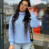 Теплый женский свитер оверсайз разные цвета новинки сезона