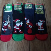 Распродажа остатков!! Носки мужские махровые новогодние. Осталось 2 пары!