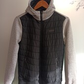 Ветровка худи теплое,комбинированное