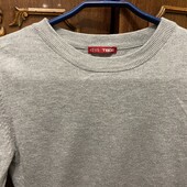 Сірий мʼякий светрик з кашеміром р. XS-S або на 146-158