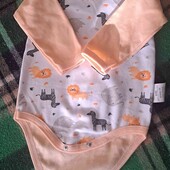 Боді з довгим рукавом р. 68