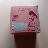 Вкладки лактаційні Lingery з липкими смужками, 17 шт.